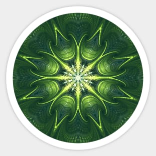 Fractal Mandala Sticker